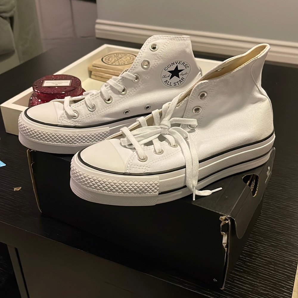 High top platform Converse